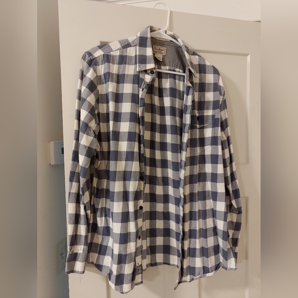 LL Bean flannel shirt